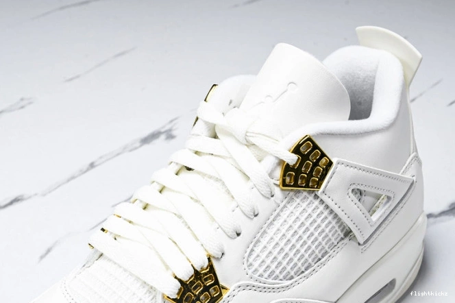 Metallic Gold Jordan AQ9129-170 4 Retro 0716